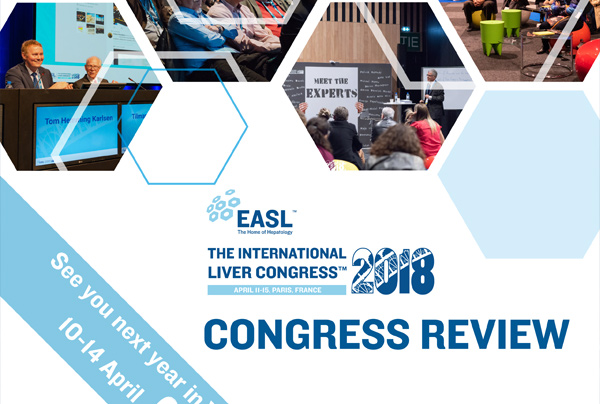 The International Liver Congress – Annual EASL meeting (April 10-14, 2019), in Vienna, Austria.
