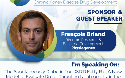 Physiogenex to present the SDT fatty rat model at the 5th CKD Summit in Boston, MA, March 7-9, 2023