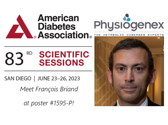 Physiogenex to present a new diabetic NASH HFpEF hamster study at the 83rd American Diabetes Association meeting in San Diego, CA, USA, June 23-26, 2023